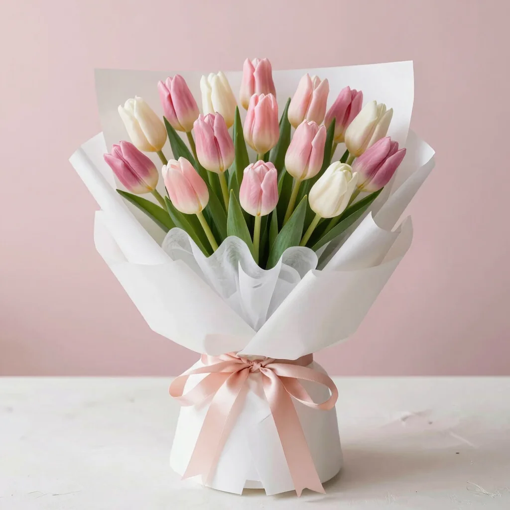 Bouquet de Tulipanes "Key Biscayne"